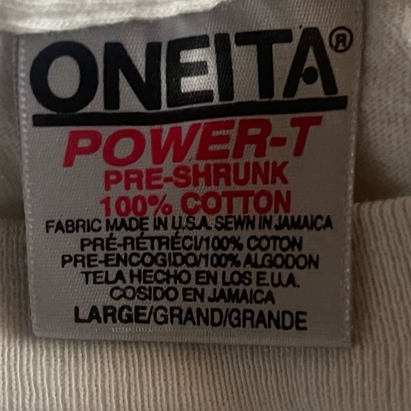 Roy Rogers 1995 Oneita Boys Large White Short Sleeve Tee Shirt - Picture 6 of 10